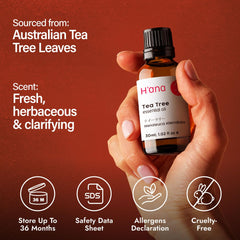 Foot soak with tea tree oil