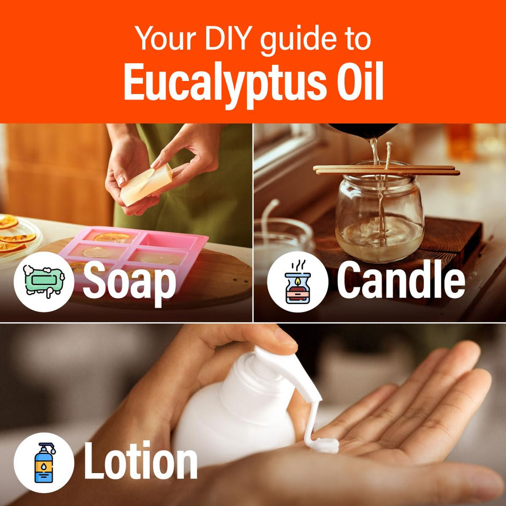 Shower scene with eucalyptus essential oil infusion