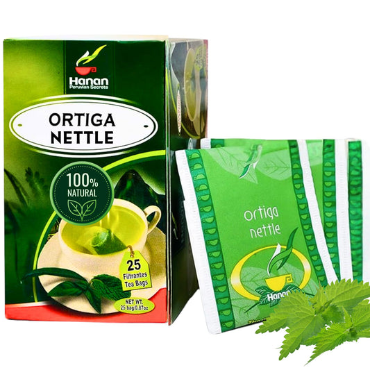 Hanan Nettle Tea packaging – 25 tea bags