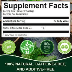 Filtered Hanan Nettle Tea bags with tag