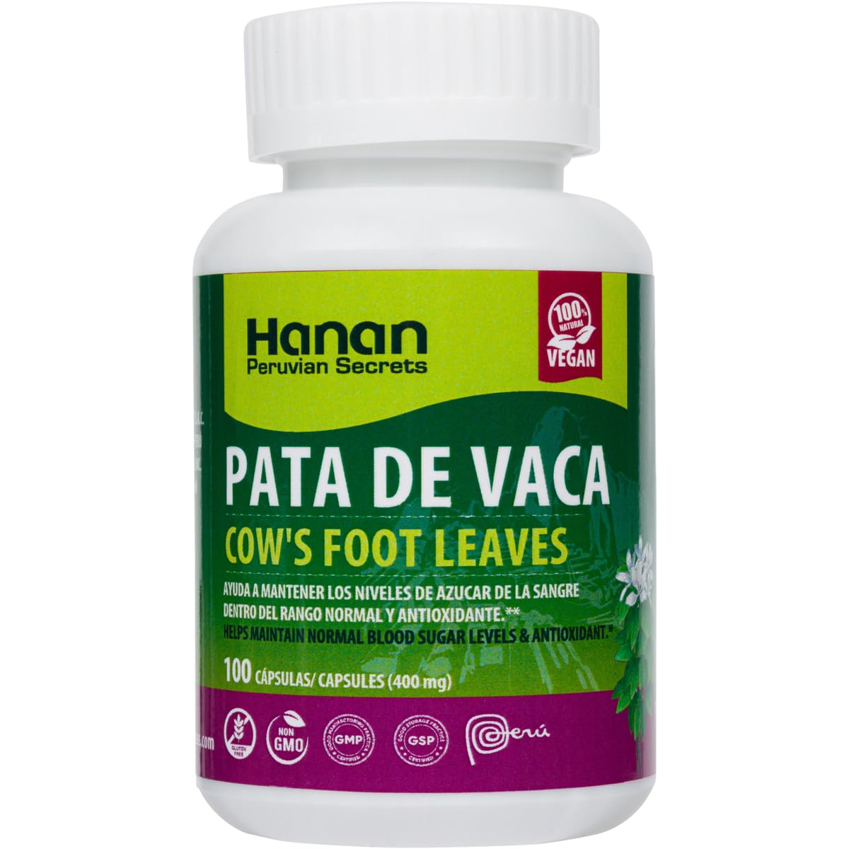 Detox and digestive health support from Pata de Vaca capsules – Peru natural herbal supplement