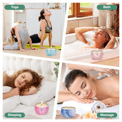 Natural hand creams in the 8-pack set