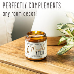 Hand-poured small-batch candle in USA-made jar