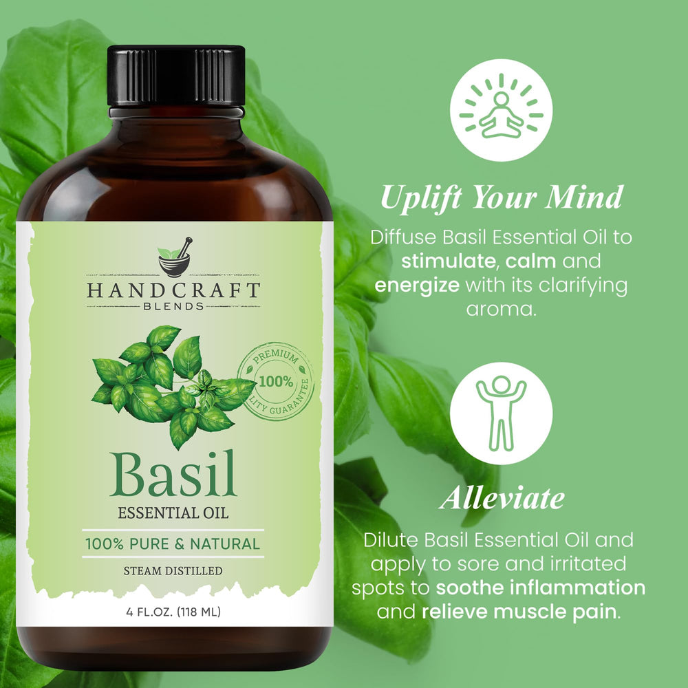 Aromatherapy with Basil essential oil