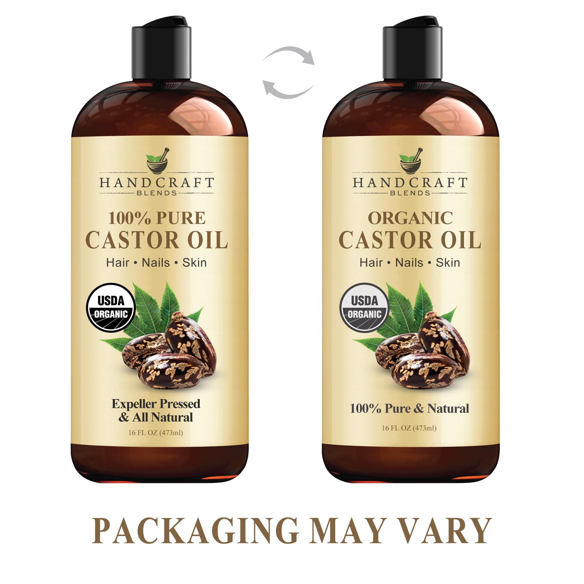 Castor oil for eyebrows and eyelashes care