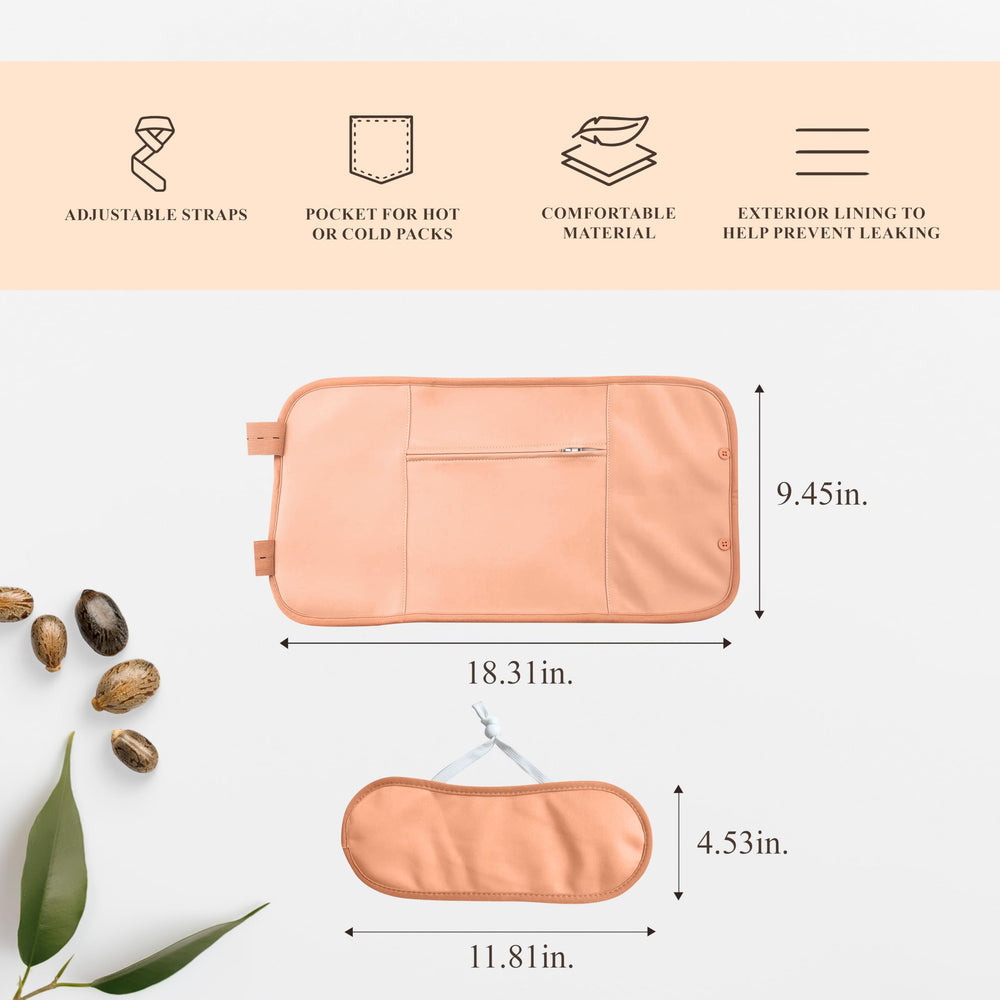 Durable reusable fabric of castor oil wrap