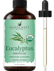 Handcraft Blends Organic Eucalyptus Essential Oil 1oz bottle