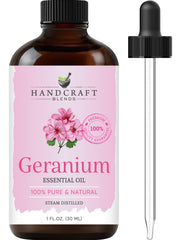 1 fl oz Handcraft Blends Geranium Essential Oil bottle