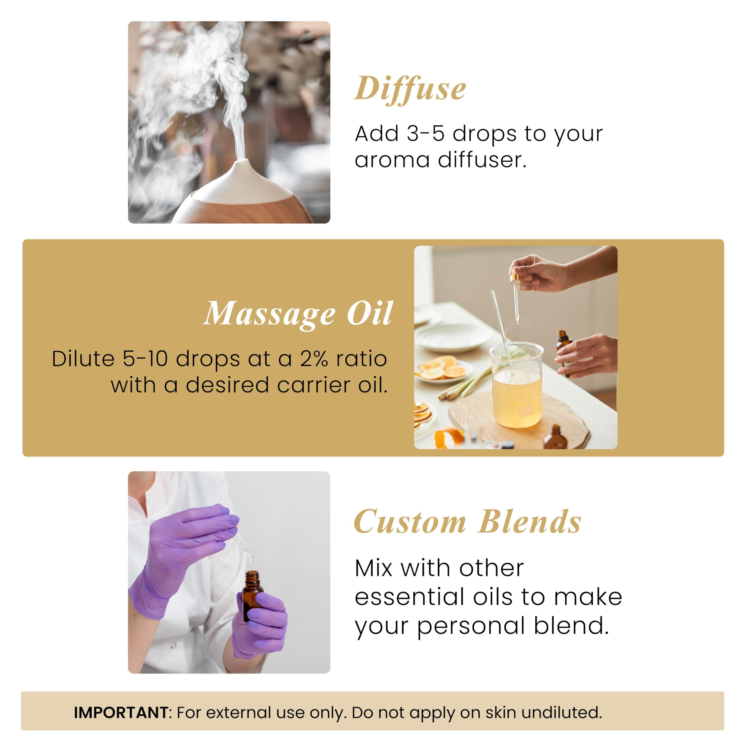 Ginger essential oil for skincare and aromatherapy