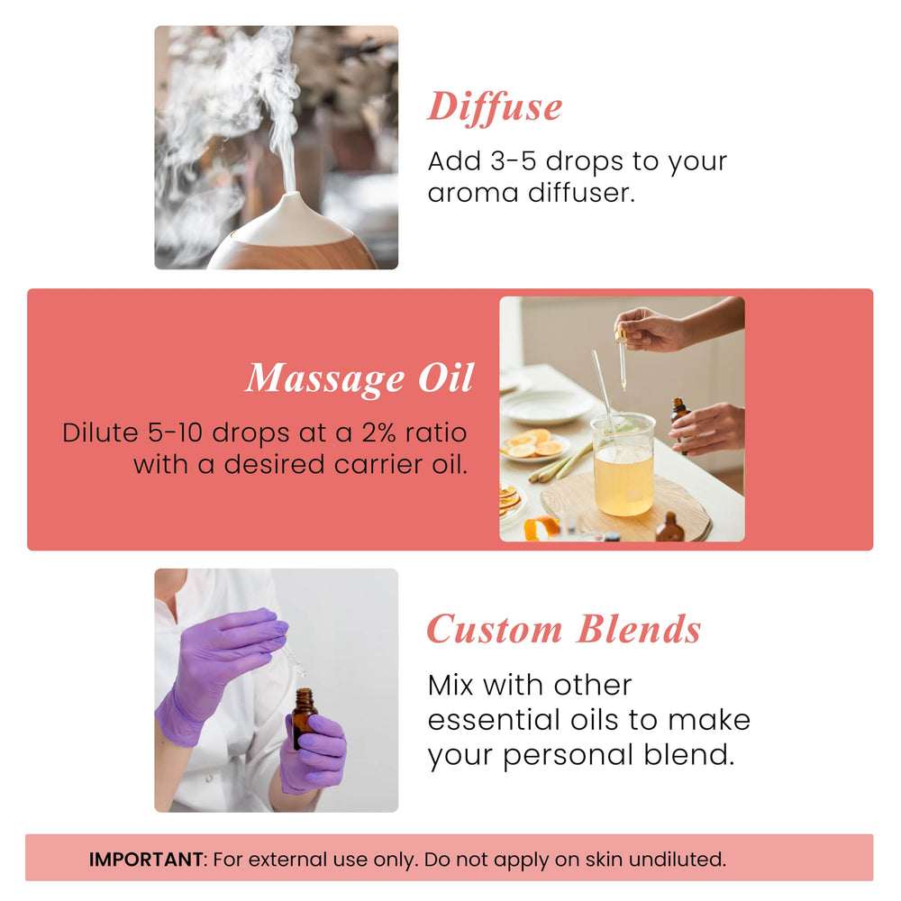 Diffuser with grapefruit essential oil for aromatherapy