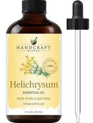 Front label of Handcraft Blends Helichrysum Essential Oil 1 Oz