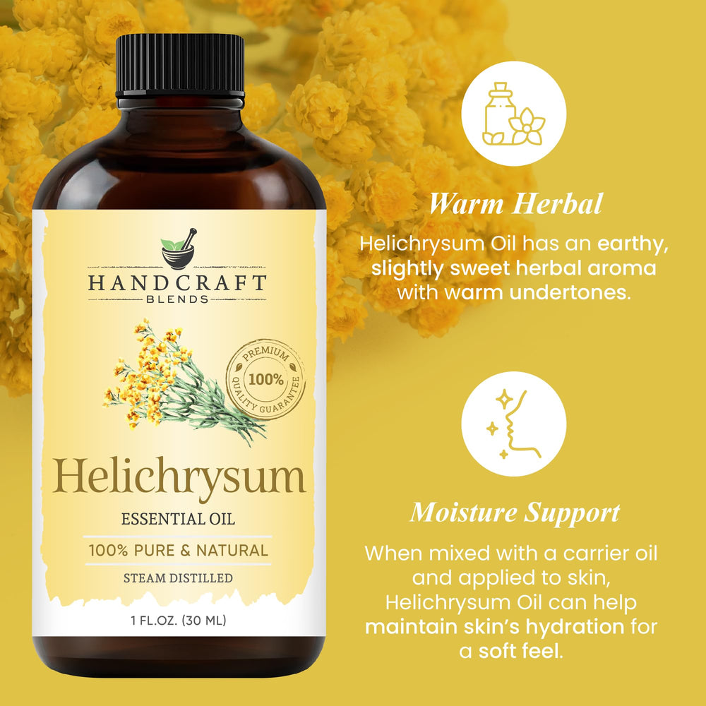 Amber bottle highlighting UV protection for Helichrysum oil