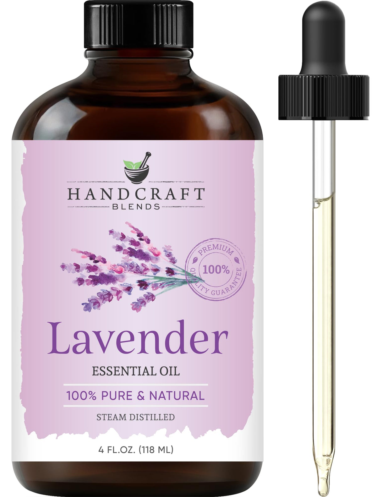 Handcraft Blends Lavender Essential Oil bottle 4 oz