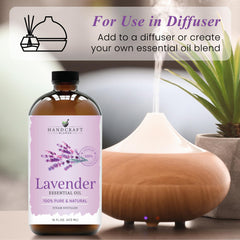 Lavender essential oil diffuser emitting aroma