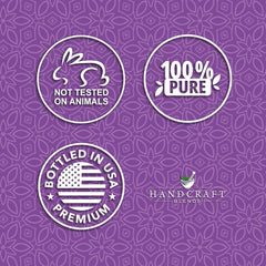 USA-sourced Handcraft Blends lavender essential oil bottle
