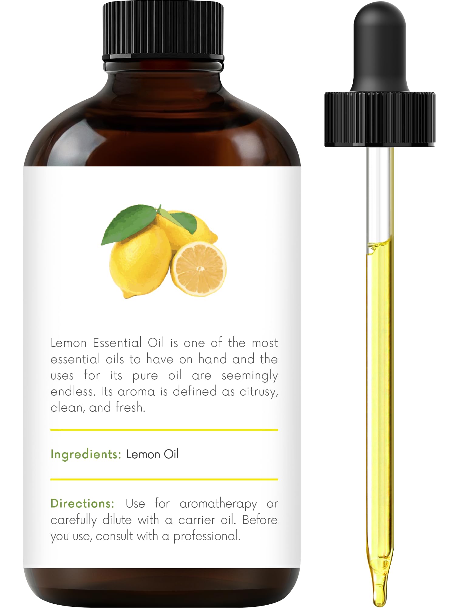 Lab test results showing purity of Handcraft Blends Lemon Essential Oil
