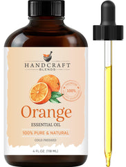 Handcraft Blends orange essential oil bottle 4 oz
