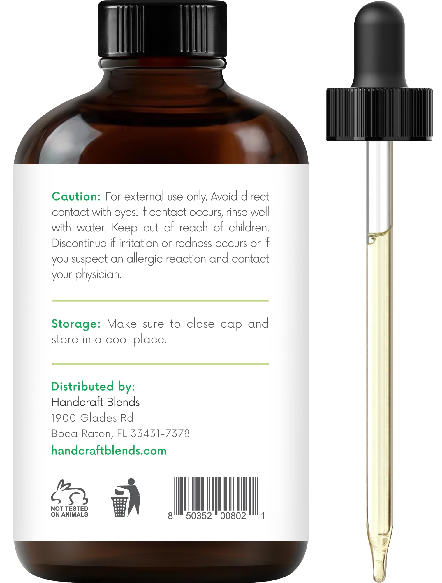 Peppermint essential oil bottle with diffuser nearby