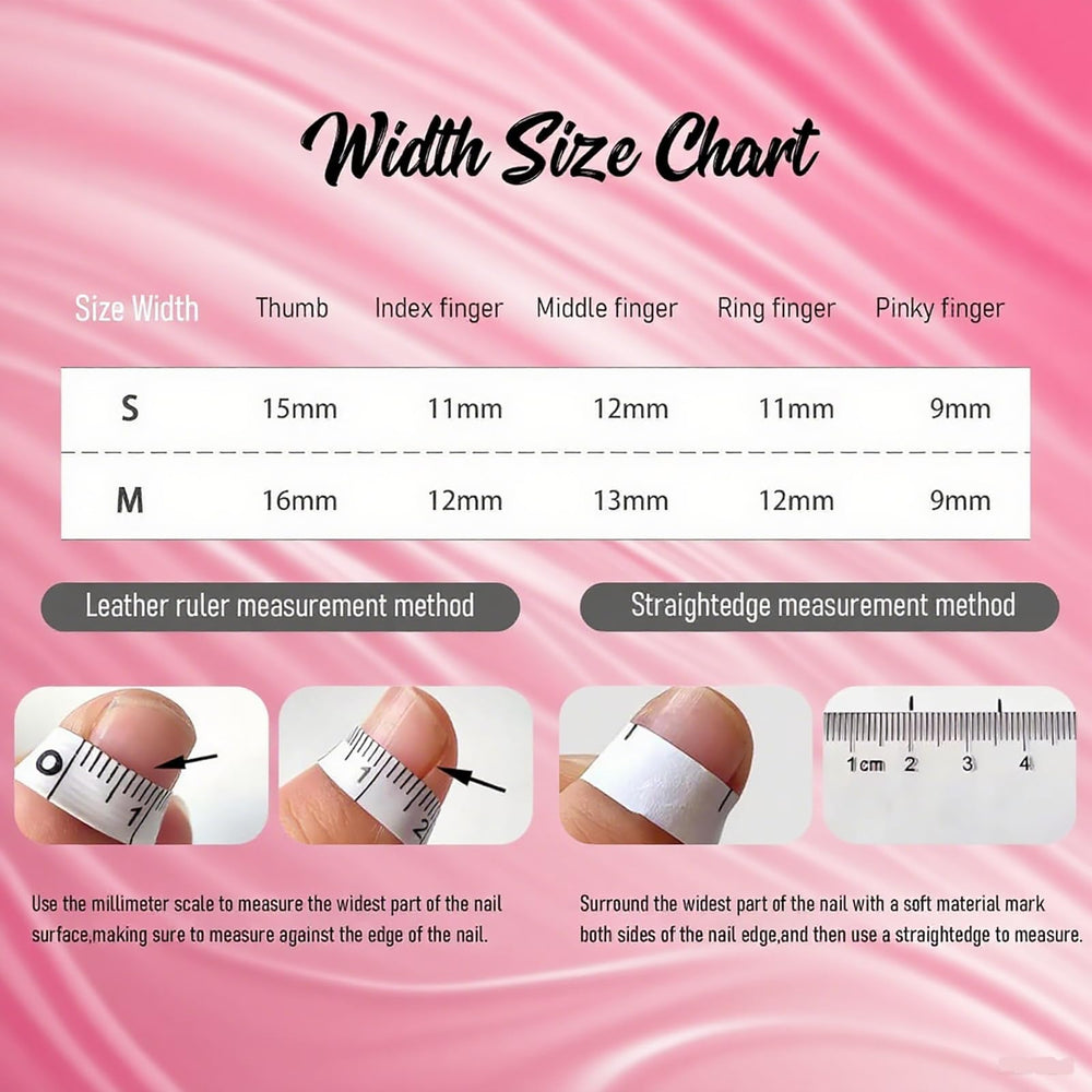 Handmade nail file helps shape tips for a seamless fit.