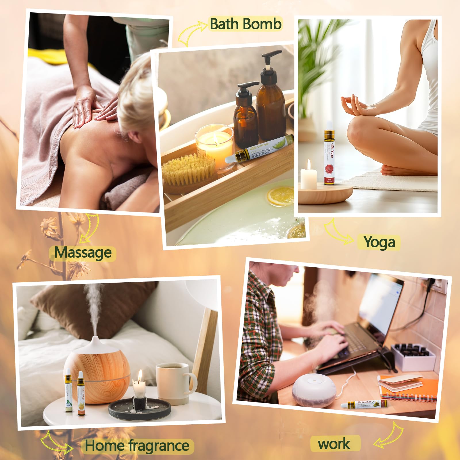 Ingredients for handmade soaps and candle making with essential oils