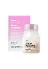 Hanskin Hyaluronic Acid supplement bottle with capsules