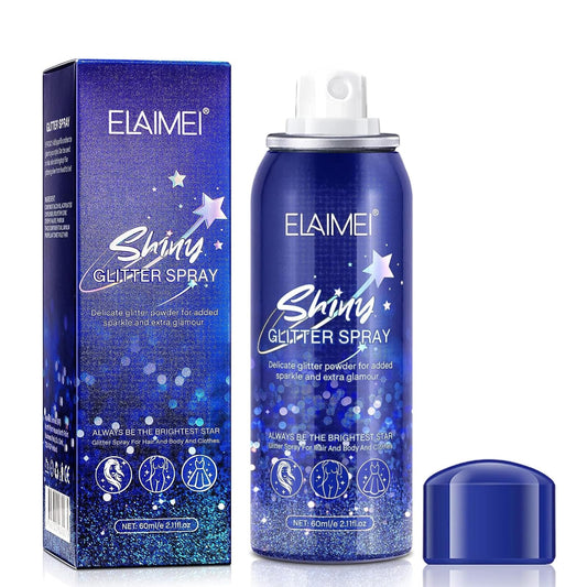 HANYWIL glitter spray bottle front showing product packaging and label.