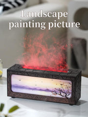 HapIntlNex wood grain diffuser LED colors mood lighting