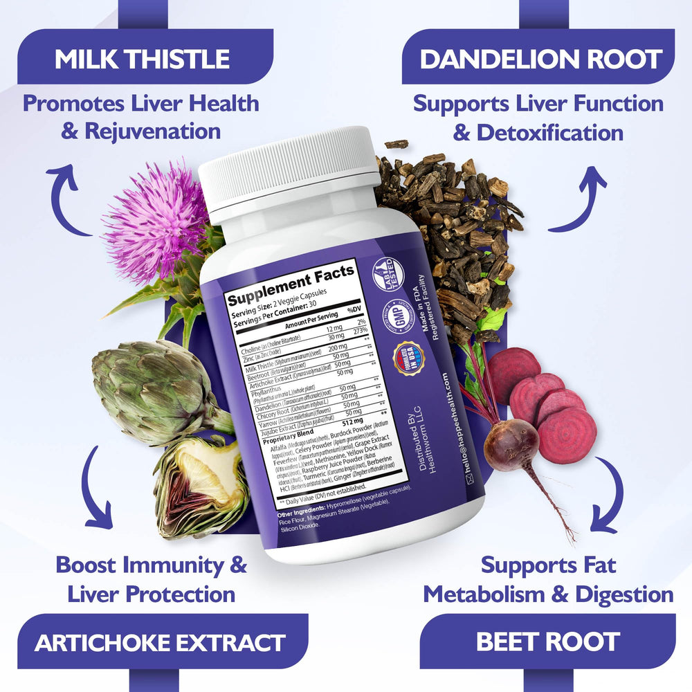 Dandelion root used in the formula for liver cleansing