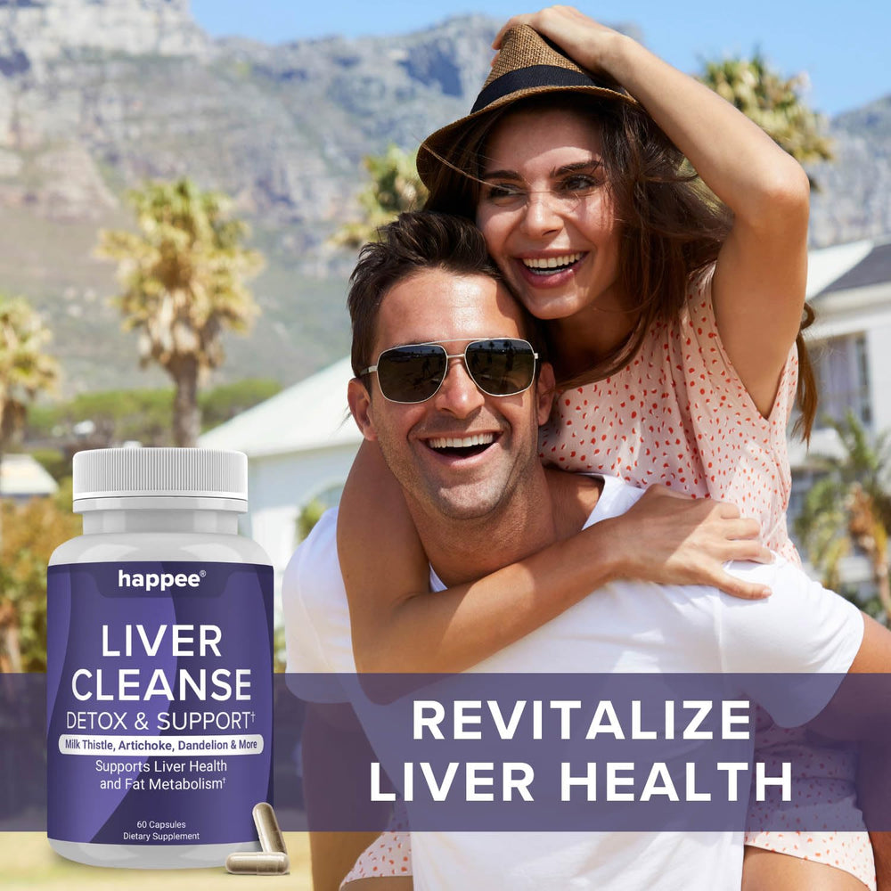 Happee Liver Cleanse packaging and capsules