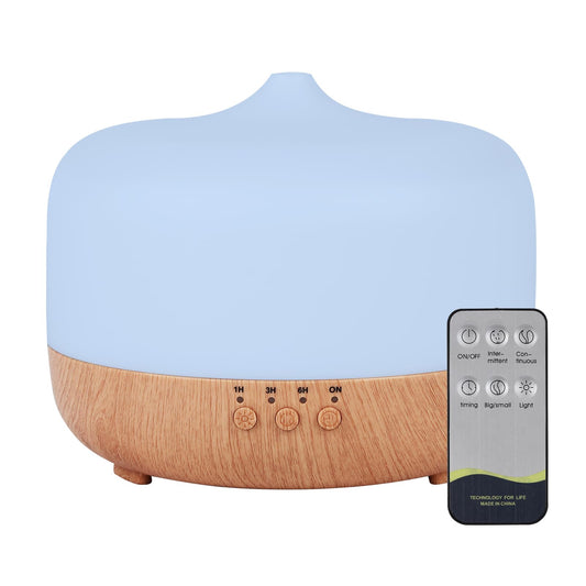 HAPPTWS 1000ml essential oil diffuser with remote control and 7 color LED