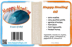 Avocado-based oil with herbs for Happy Healing Oil