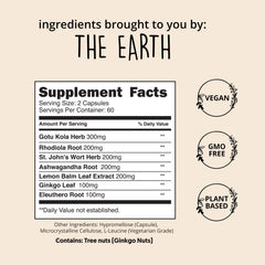 Happy Healthy Hippie Joy-Filled bottle features ashwagandha root powder