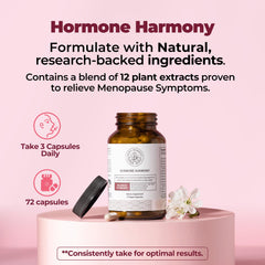 Hormone Harmony ingredients highlight a natural blend for energy and mood
