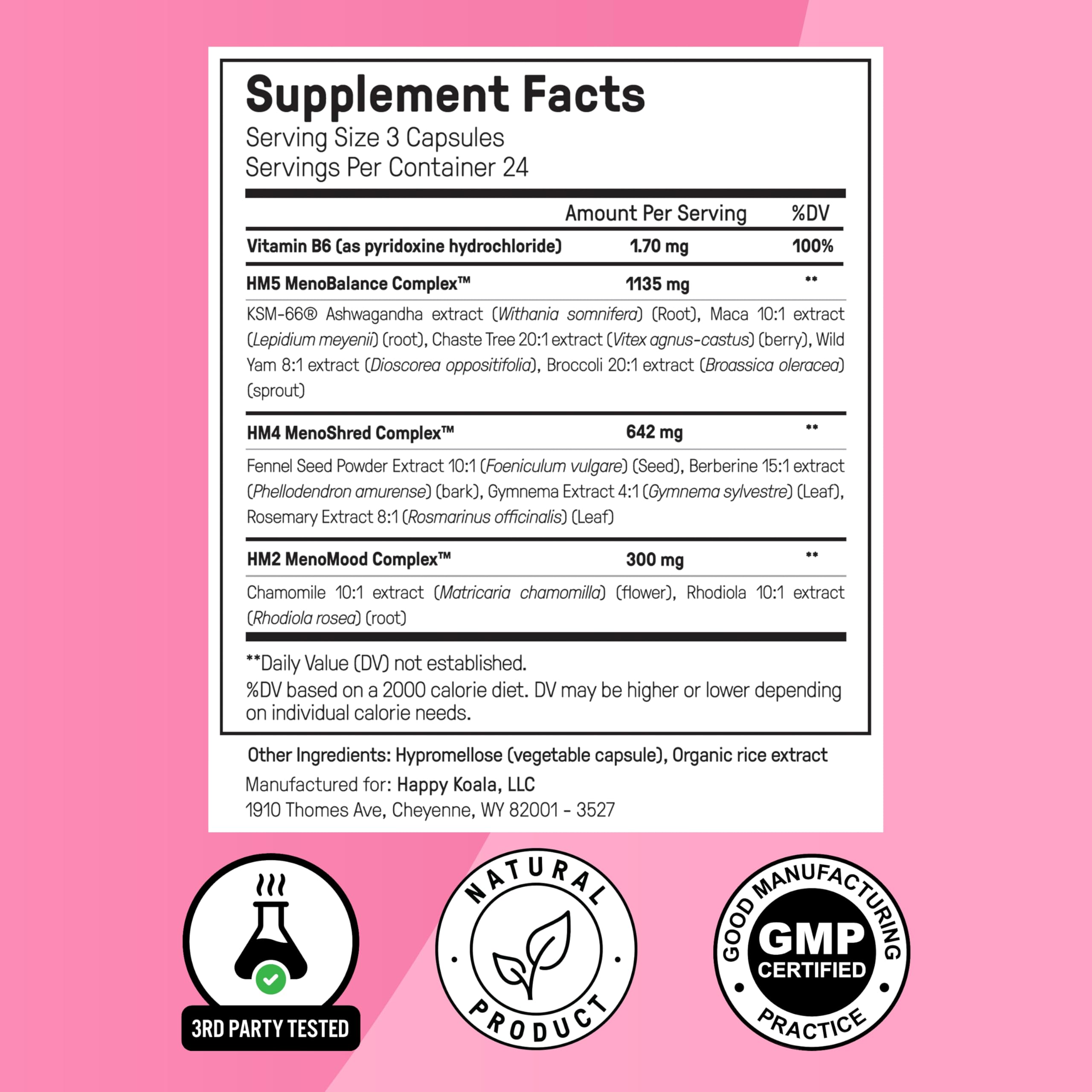 Night routine with Hormone Harmony suggesting steady nightly balance