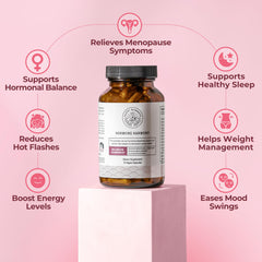 Pouring Hormone Harmony capsules for consistent daily use