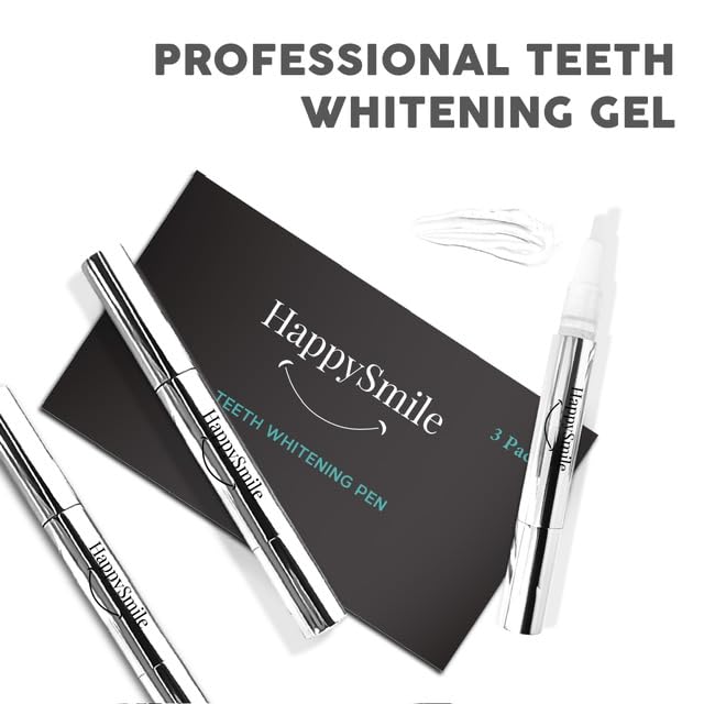 Three whitening pens displayed together