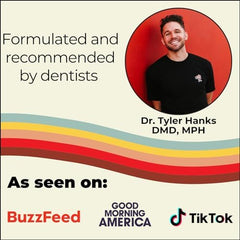 Before and after whitening with Happy Tooth
