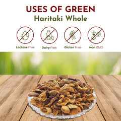 Haritaki Whole packaging with USDA Organic and Kosher certifications