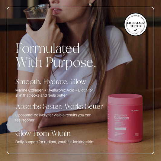 Front packaging shot of Haroutine collagen powder
