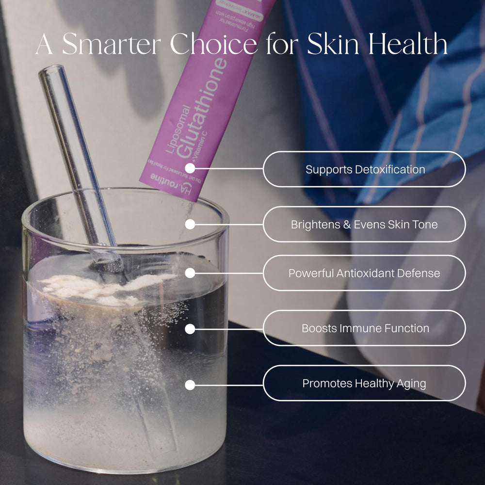 Haroutine liposomal technology visualization highlights enhanced absorption and delivery.