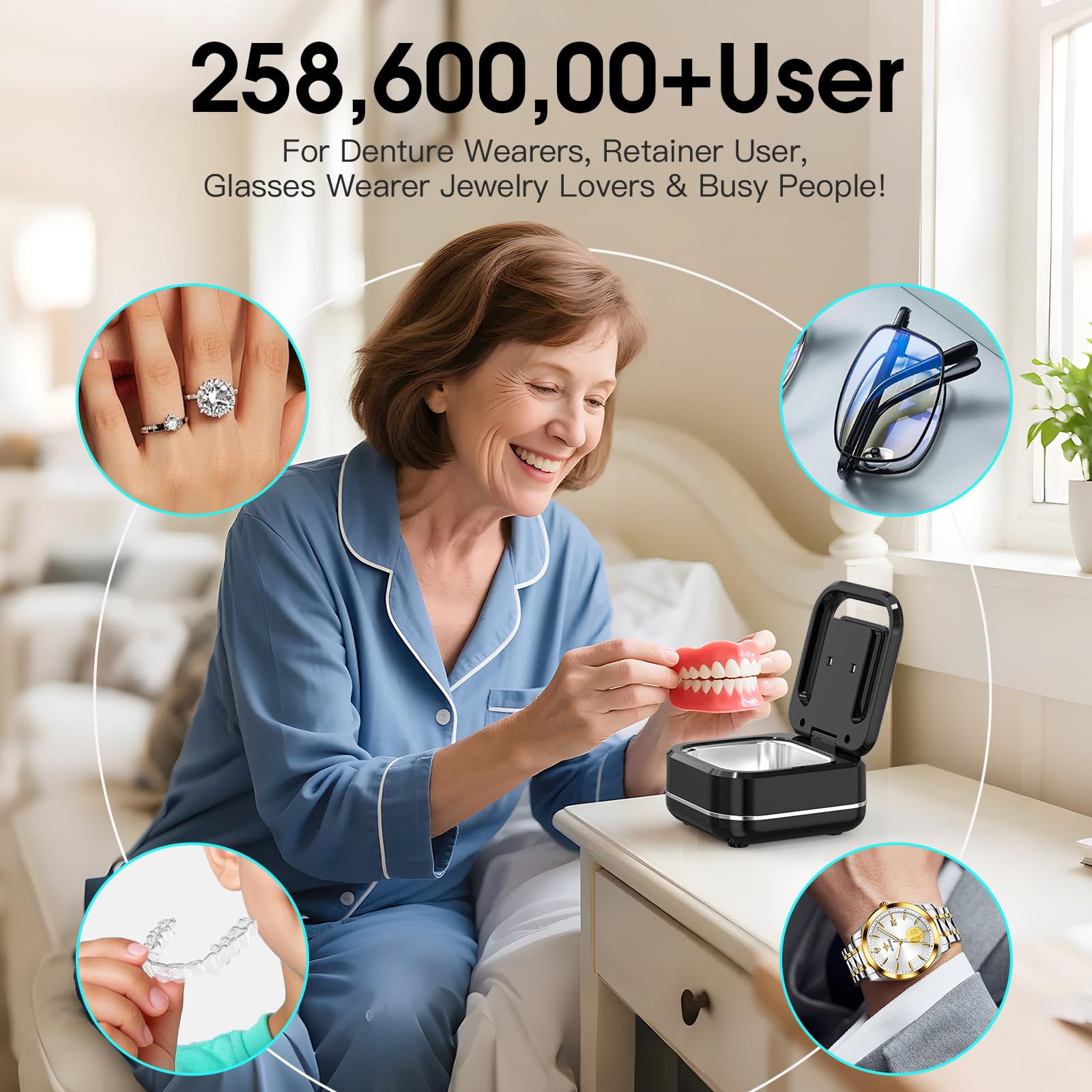 Includes 8 retainer cleaner tablets