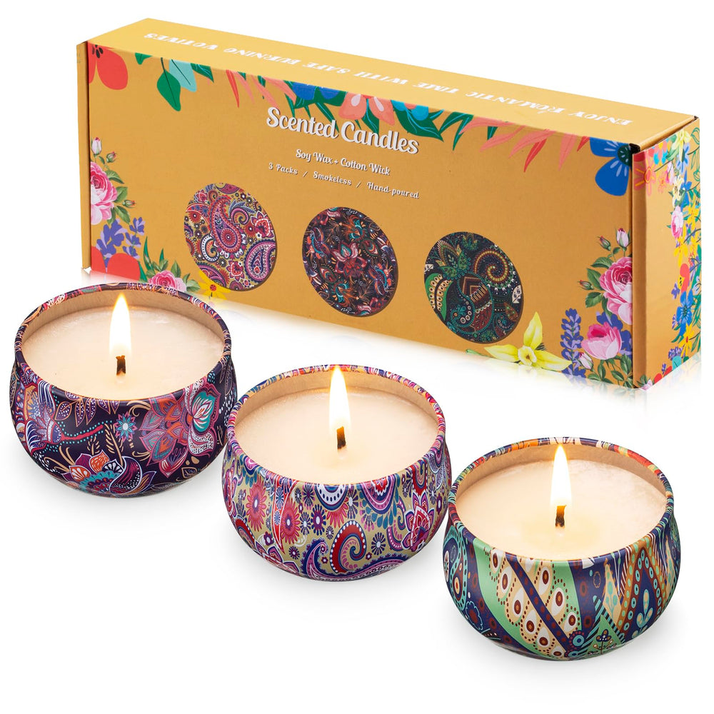 Hausware front packaging tins showing festive holiday gift design and easy gifting