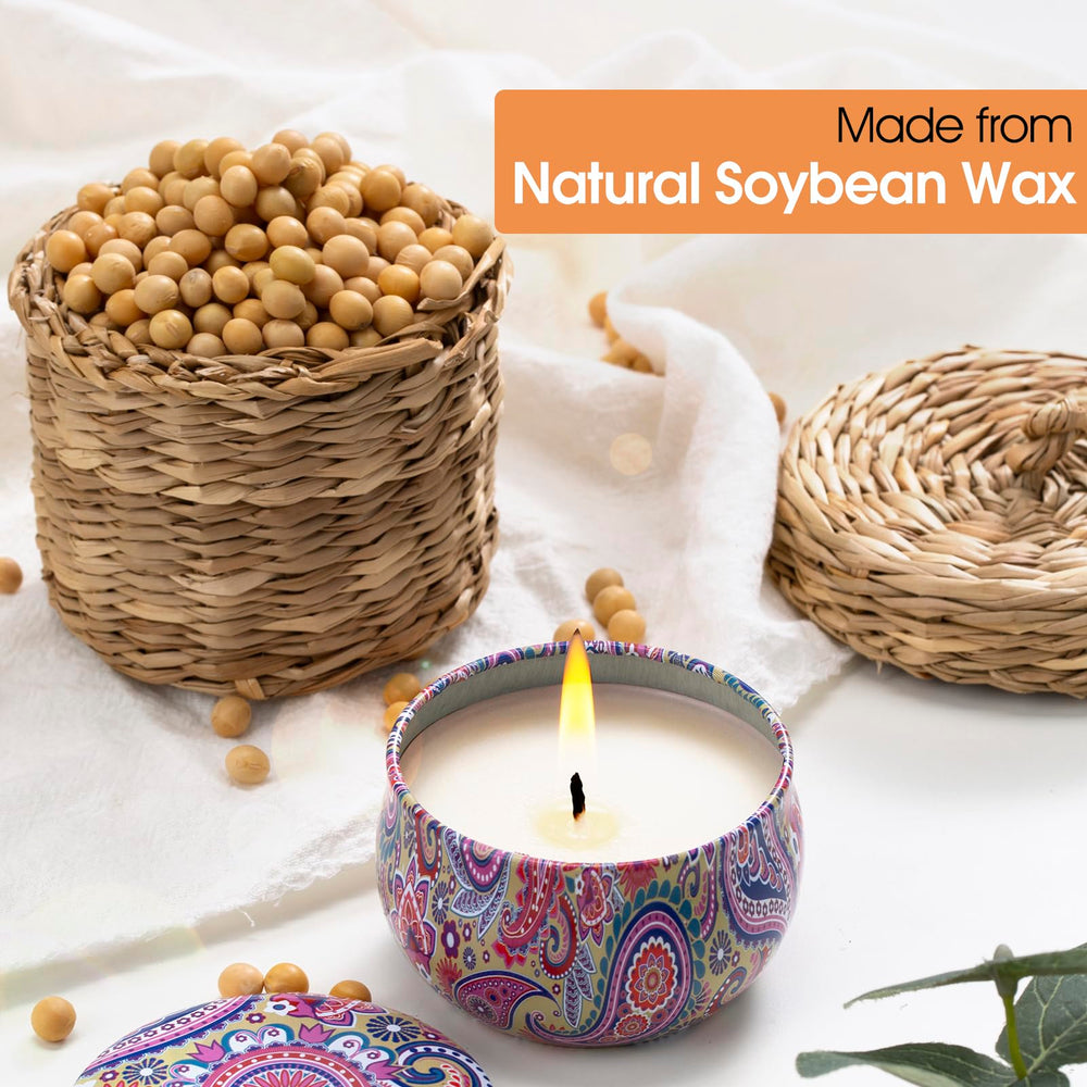 Hausware open tin with visible label highlighting scent names and quick selection