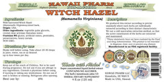 Witch Hazel dried leaf glycerite product image with label