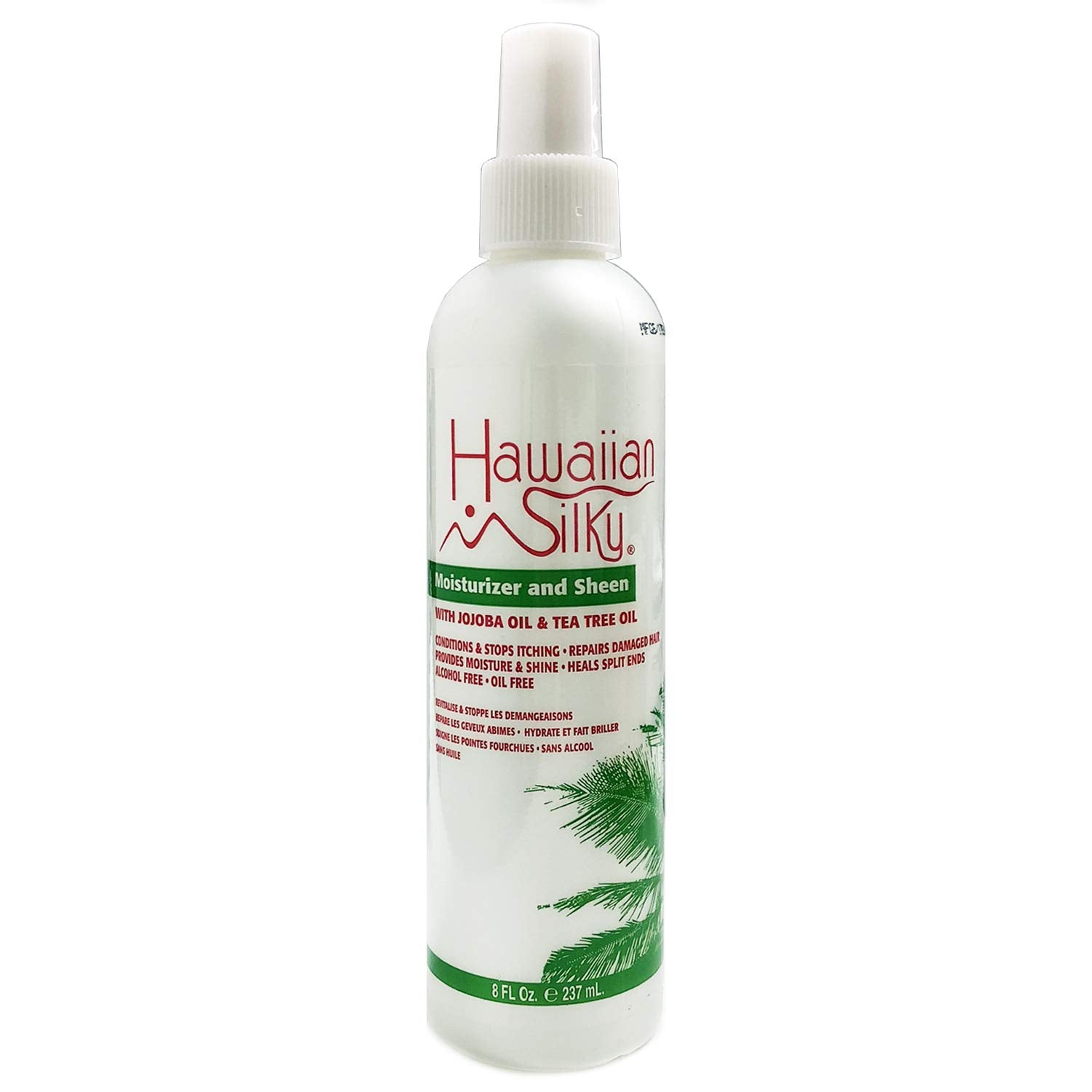 Hawaiian Silky moisturizing sheen spray bottle for shiny, hydrated curls