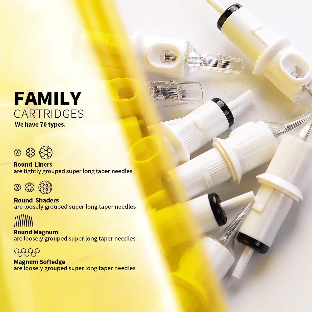 HAWINK semi-transparent beveled tip enables needle strike visibility during sessions.