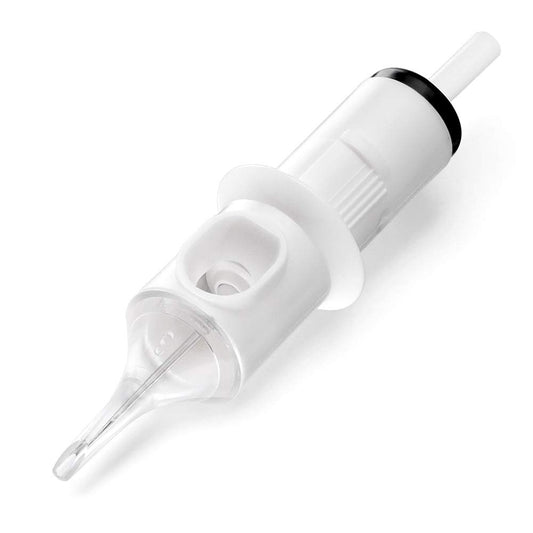 HAWINK tattoo cartridge needle #12 standard in action for precise line work.