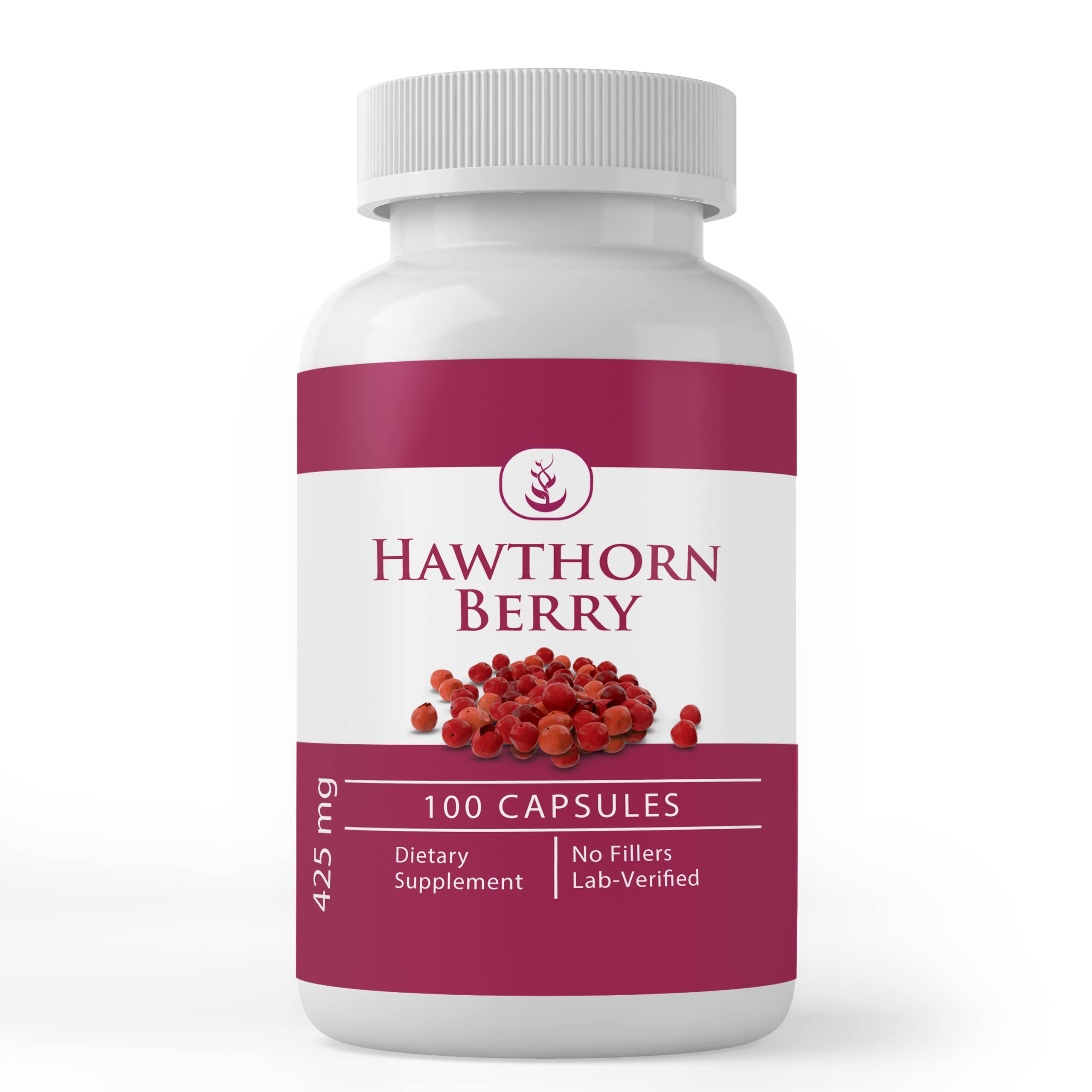 Hawthorn Berry capsules bottle - 100 capsules
