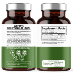 Hawthorn Berry Capsules bottle with label close-up