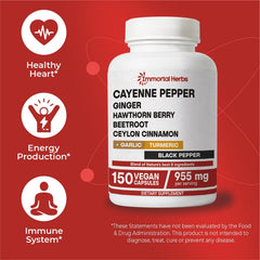 Hawthorn berry and cayenne capsules ingredients